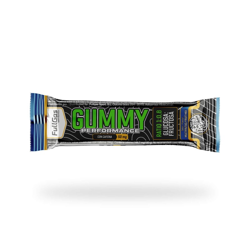 Gummy Performance - Ratio 1:0,8 - Multifrutas - 50 mg cafeína